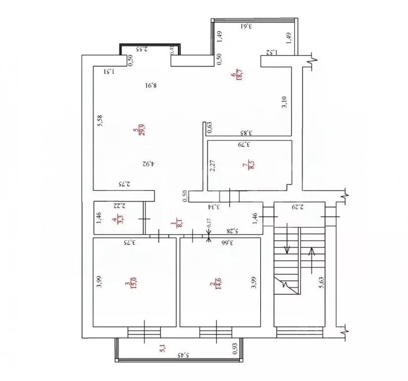 3-к кв. Севастополь ул. Дмитрия Ульянова, 57 (103.0 м) - Фото 1