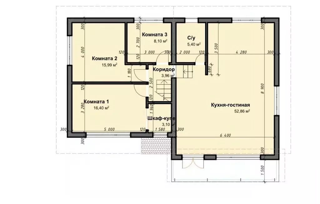 Дом в Пермский край, Добрянский муниципальный округ, Полазна рп  (219 ... - Фото 2