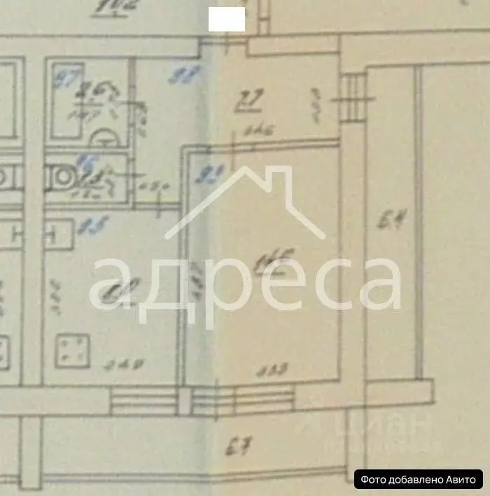 1-к кв. Самарская область, Самара Измайловский пер., 2 (40.0 м) - Фото 2