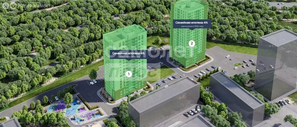 1-комнатная квартира: Липецк, ЖК Семейный Квартал (38.9 м) - Фото 1