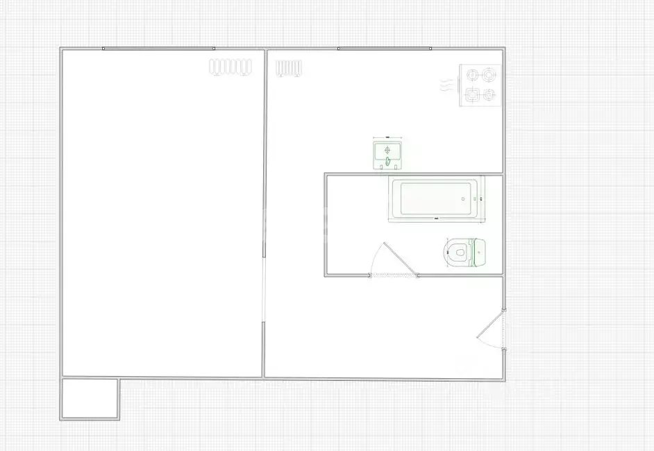 1-к кв. Хабаровский край, Хабаровск Амурский бул., 46 (30.3 м) - Фото 2