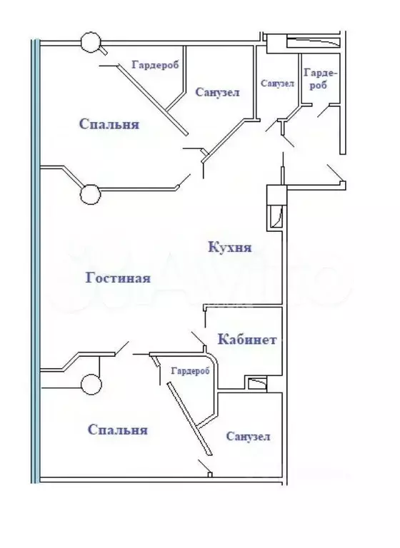 3-к. квартира, 180 м, 4/10 эт. - Фото 0