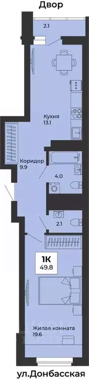 1-к кв. Свердловская область, Екатеринбург Уралмаш жилрайон, ул. ... - Фото 1