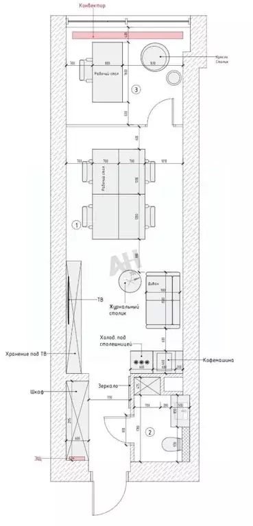Офис в Москва 2-я Брестская ул., 6 (37 м) - Фото 2