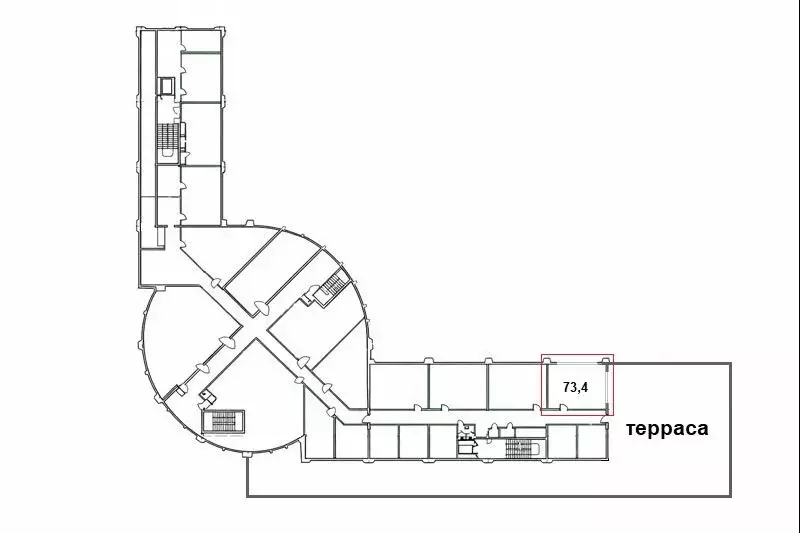 Офис (73.4 м) - Фото 2