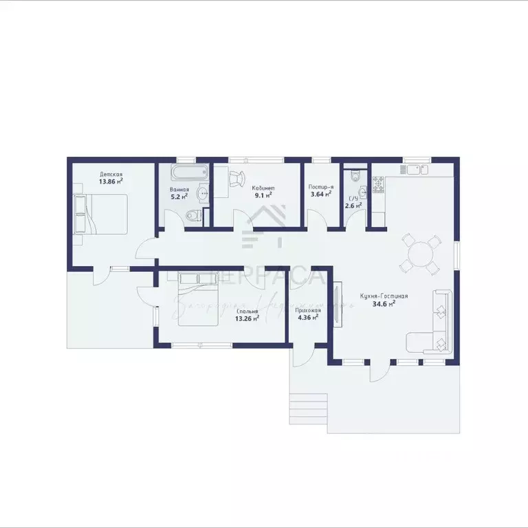 Дом в Ленинградская область, Приозерский район, Красноозерное с/пос, ... - Фото 2