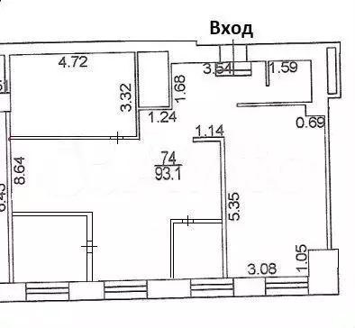 Сдается офис, 93.1 м (B) - Фото 0