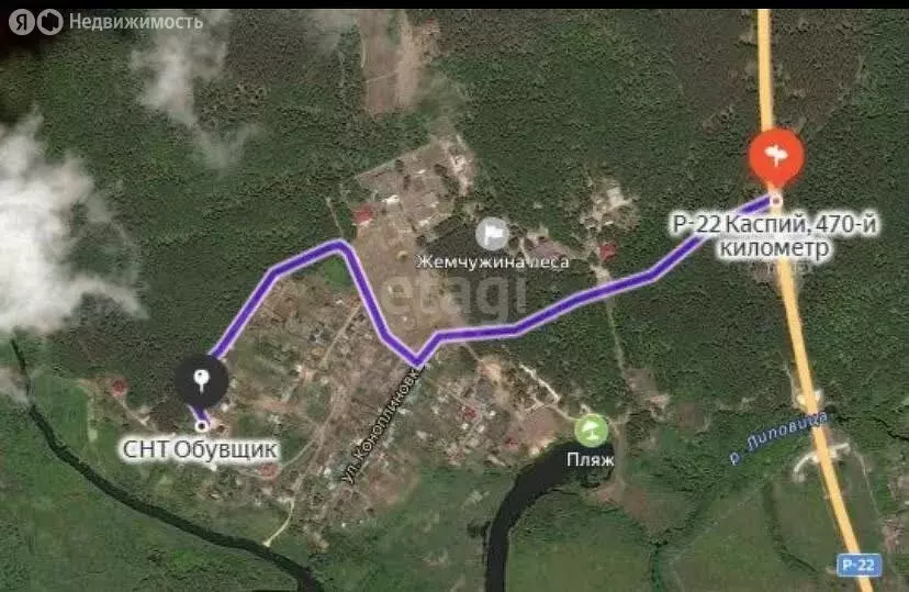 Участок в село Большая Липовица, улица Коноплиновка (11.5 м) - Фото 1