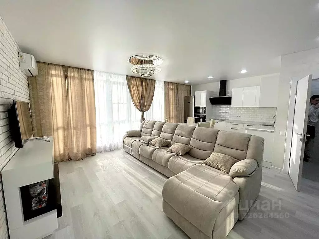 2-к кв. Краснодарский край, Сочи Пластунская ул., 123Ак3 (75.0 м) - Фото 2