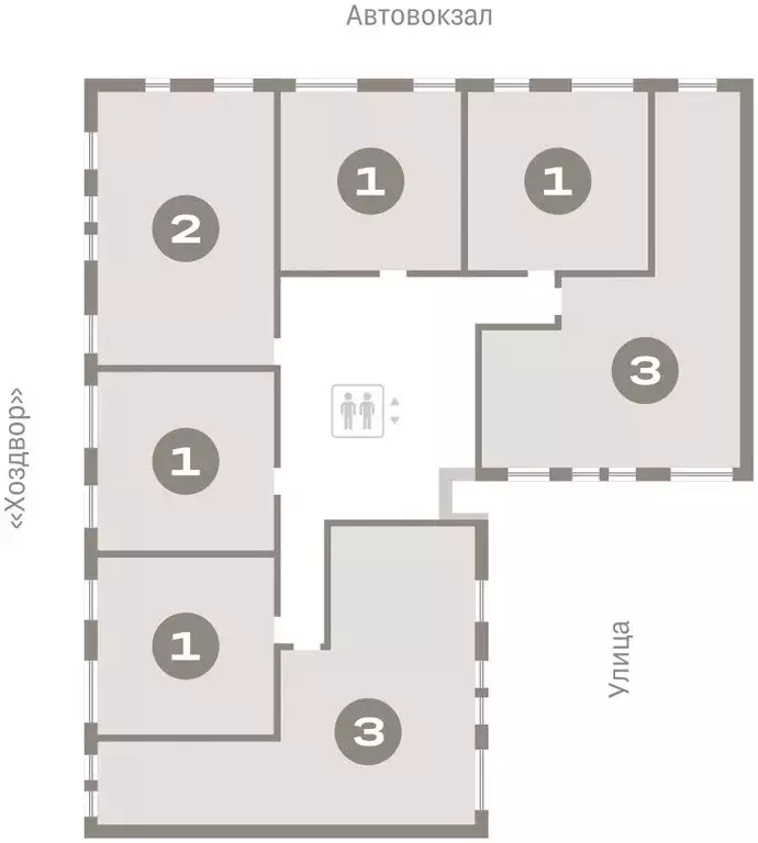 3-комнатная квартира: Тюмень, жилой комплекс Республики 205 (64.51 м) - Фото 1
