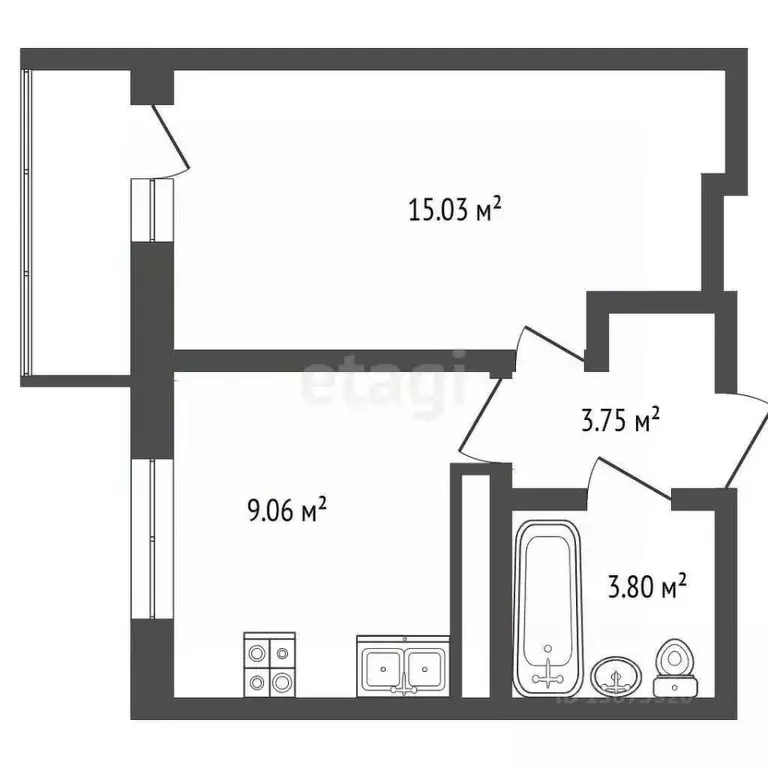 1-к кв. Ярославская область, Ярославль ул. Пашуковская, 11 (32.61 м) - Фото 1
