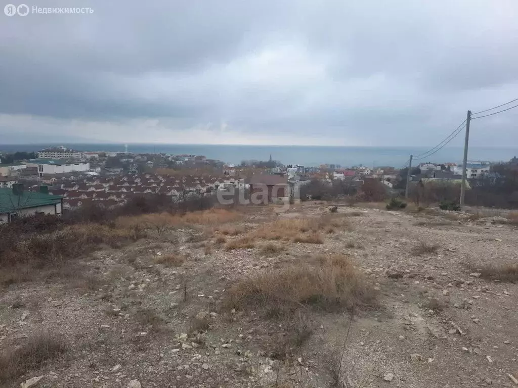 Участок в село Мысхако, Заречная улица (7.5 м) - Фото 0