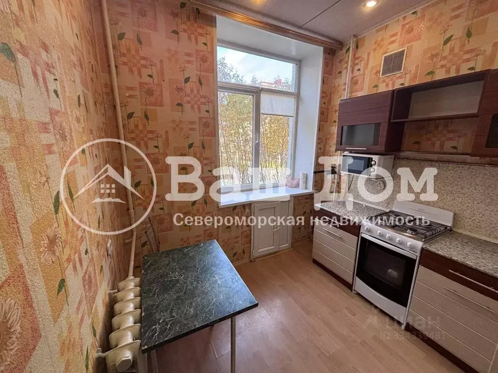 2-к кв. Мурманская область, Североморск Комсомольская ул., 3 (45.2 м) - Фото 2