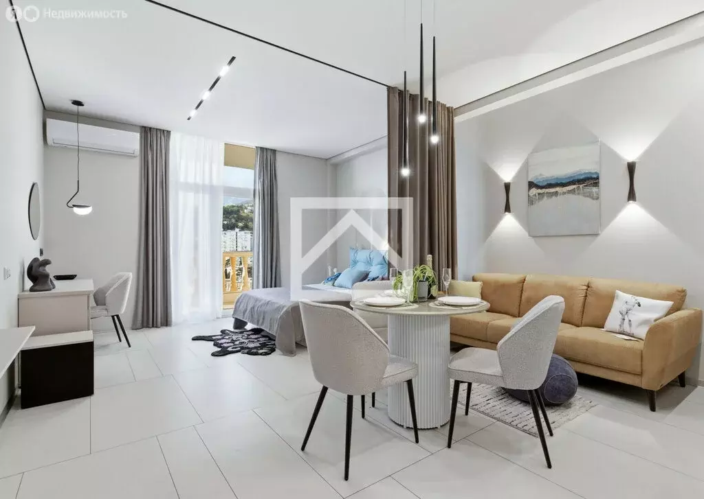 Квартира-студия: Ялта, Московская улица, 15к6 (49 м) - Фото 1