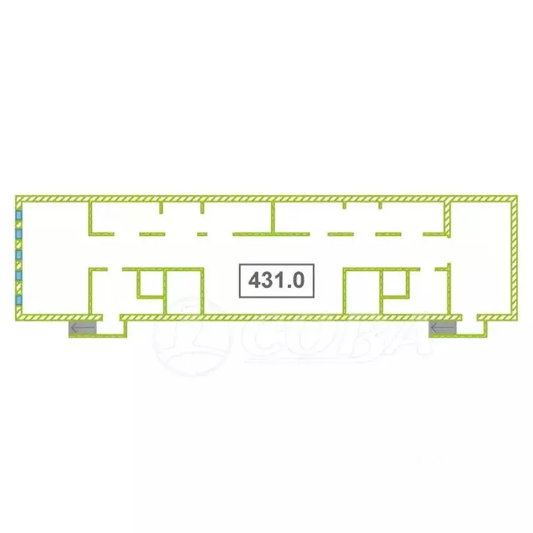Помещение свободного назначения в Дагестан, Дербент ул. У. ... - Фото 2