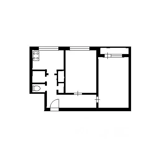 2-к кв. Санкт-Петербург ул. Пионерстроя, 10 (45.3 м) - Фото 2