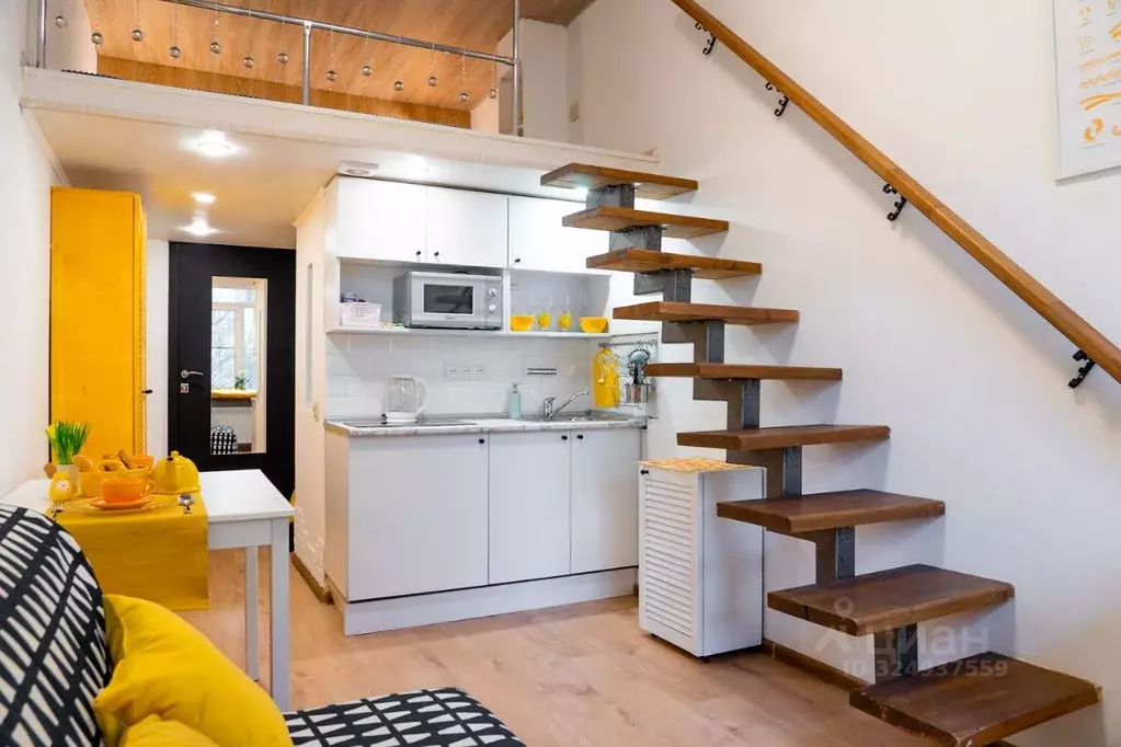 Студия Санкт-Петербург Старорусская ул., 5/3 (16.0 м) - Фото 1