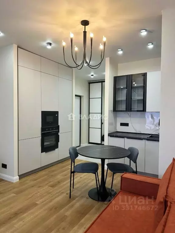 Студия Москва Новоостаповская ул., 20 (37.6 м) - Фото 1