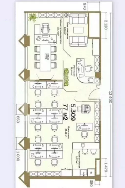 Помещение свободного назначения в Москва проезд Жуков, вл8 (77 м) - Фото 2