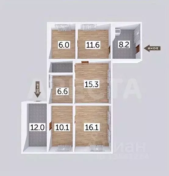 Дом в Омская область, Омск ул. 3-я Ленинградская (88 м) - Фото 2