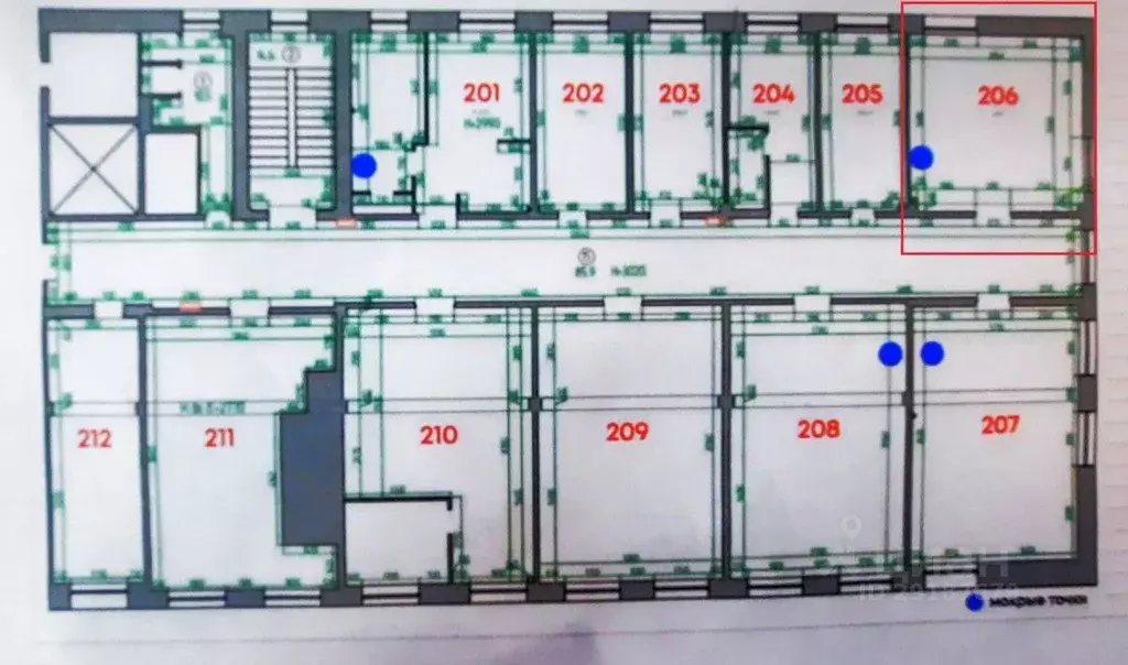 Офис в Самарская область, Самара ул. Антонова-Овсеенко, 44А (17 м) - Фото 1