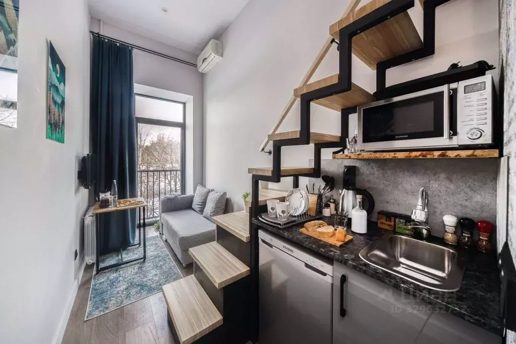 Студия Москва Подъемная ул., 14С44 (11.0 м) - Фото 1