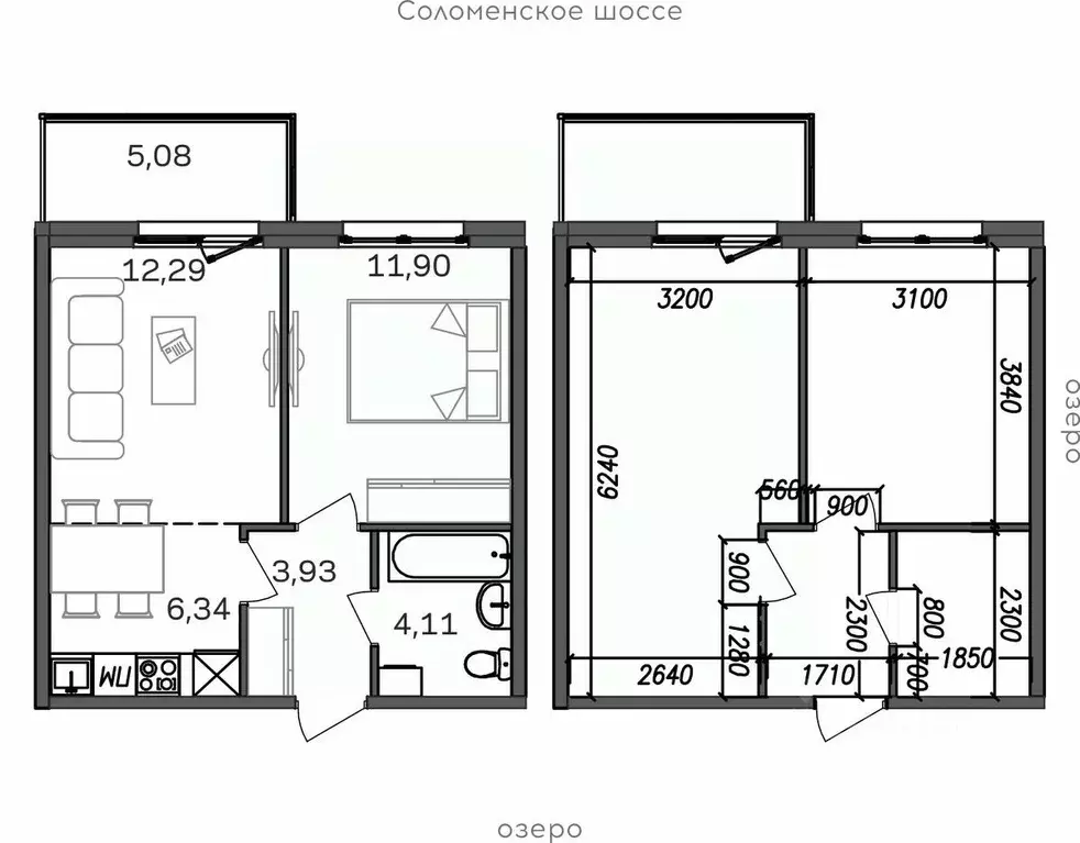 2-к кв. Карелия, Петрозаводск Район Северная промзона, Вороний Наволок ... - Фото 1