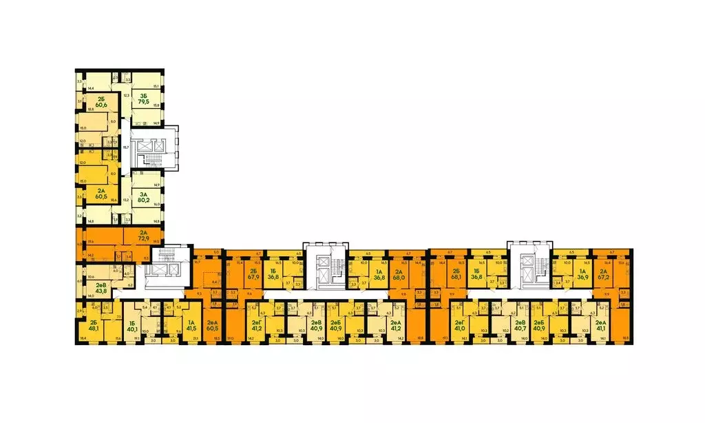 2-комнатная квартира: Засечное, улица Натальи Лавровой, 17 (40.9 м) - Фото 1