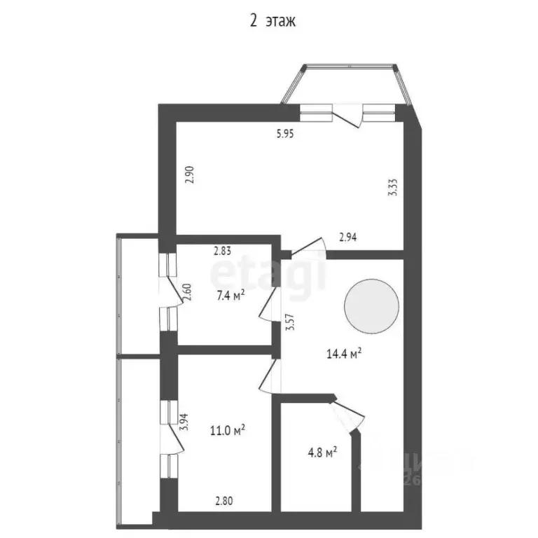 4-к кв. Севастополь ул. Руднева, 28А (140.0 м) - Фото 2