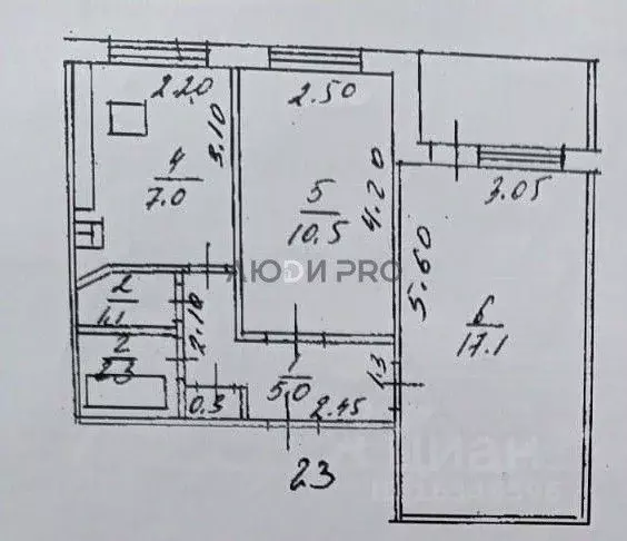 2-к кв. Башкортостан, Уфа Кольцевая ул., 204 (45.4 м) - Фото 2