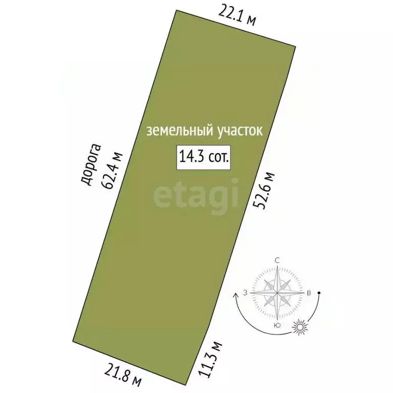 Участок в Тюменская область, Тюменский район, с. Кулаково ул. ... - Фото 1