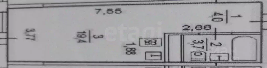 Студия Удмуртия, Ижевск ул. Архитектора П.П. Берша, 3к2 (27.0 м) - Фото 1