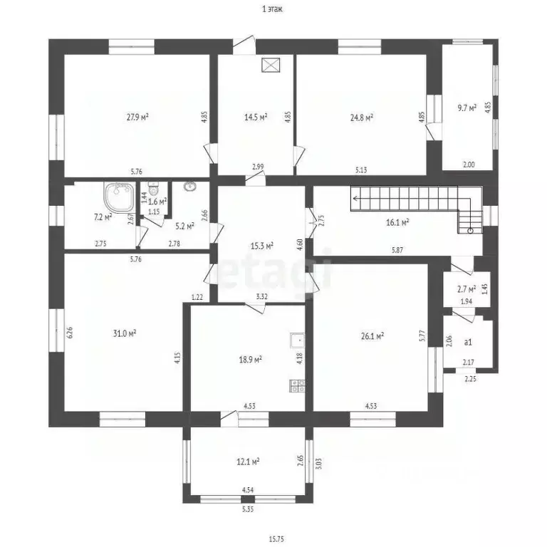 Дом в Марий Эл, Йошкар-Ола ул. Мышино (374 м) - Фото 0