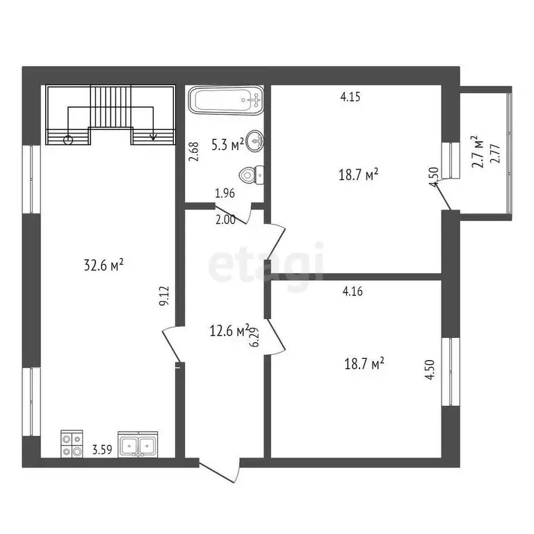 5-комнатная квартира: станица Ессентукская, улица Гагарина, 110к3 ... - Фото 0