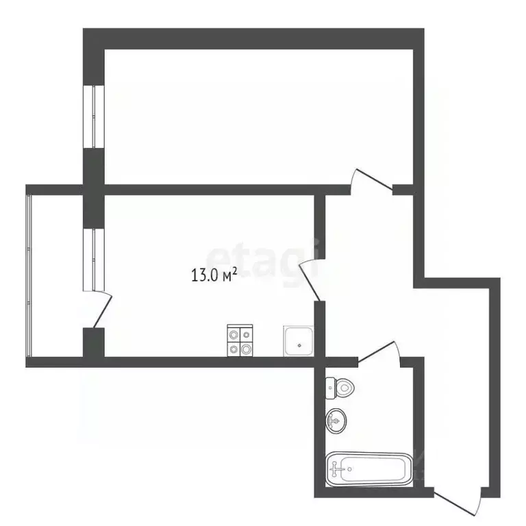 1-к кв. Мордовия, Саранск ул. Фурманова, 27 (46.6 м) - Фото 1