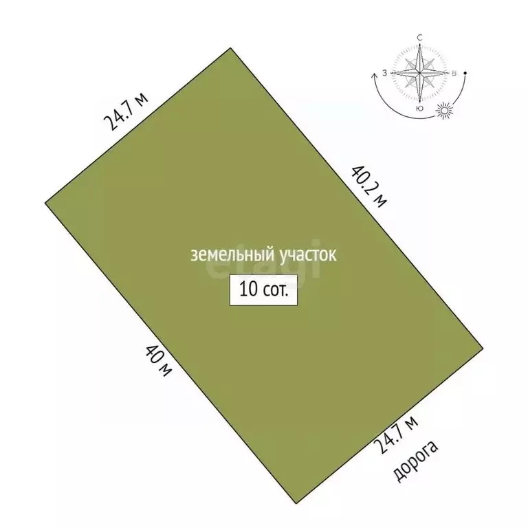 Участок в Тамбовская область, Тамбовский муниципальный округ, д. ... - Фото 2