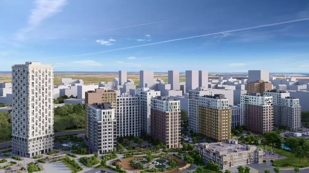Студия Тюменская область, Тюмень Мириады жилой комплекс (32.4 м) - Фото 1