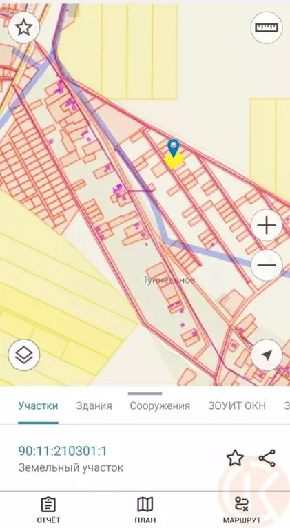 Участок в Крым, Сакский район, Суворовское с/пос, с. Туннельное ул. ... - Фото 2