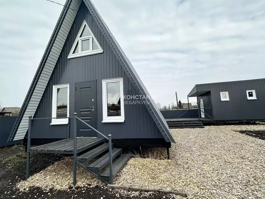 Дом в Челябинская область, Чебаркуль Медик СНТ, 91 (50 м) - Фото 1