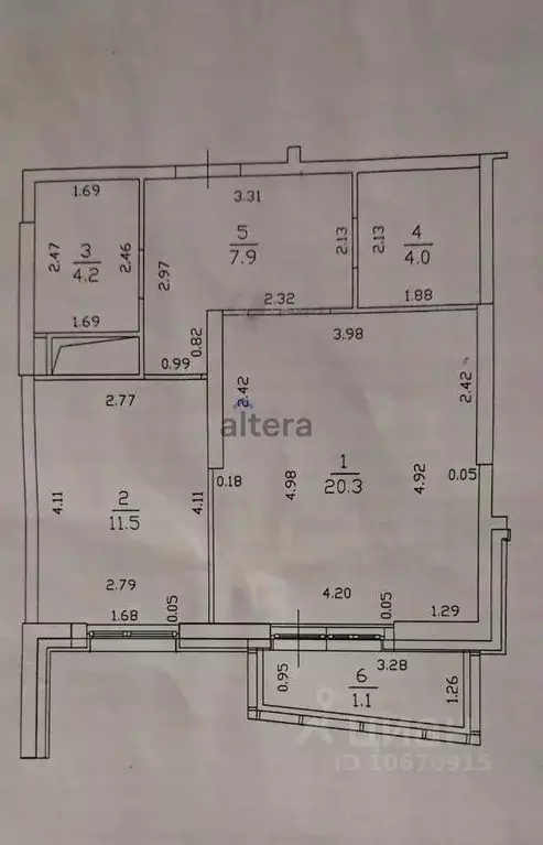 1-к кв. Татарстан, Казань Чистопольская ул., 86/10 (47.9 м) - Фото 1
