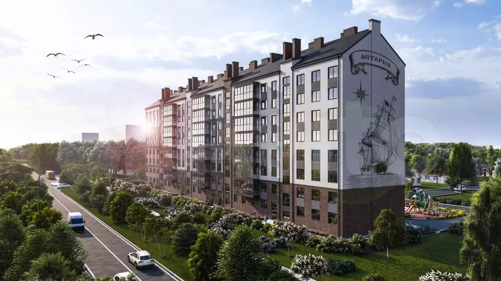 2-к. квартира, 59,5 м, 4/8 эт. - Фото 0