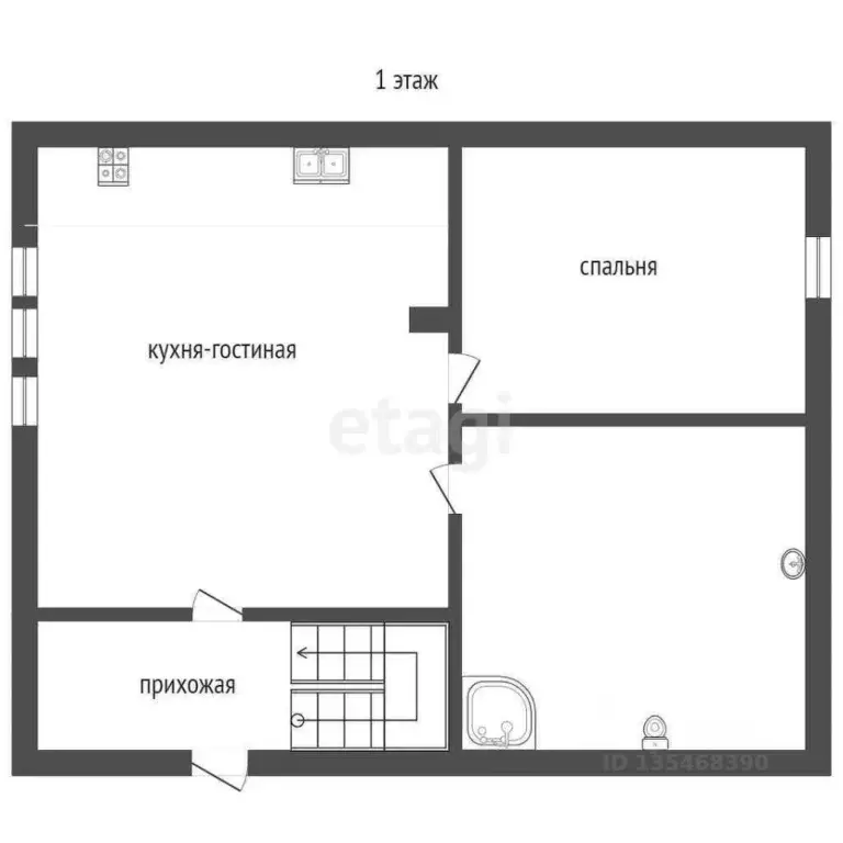 Дом в Крым, Ялта муниципальный округ, Гаспра пгт ул. Риекская, 25Г (82 ... - Фото 2