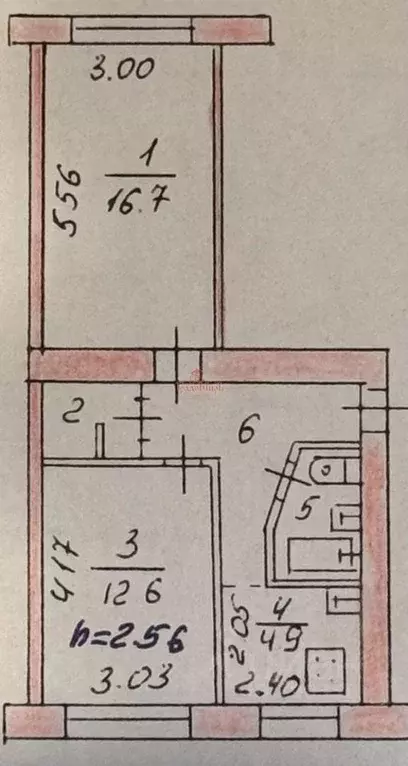 2-к кв. Московская область, Сергиев Посад Октябрьская ул., 3 (47.4 м) - Фото 2