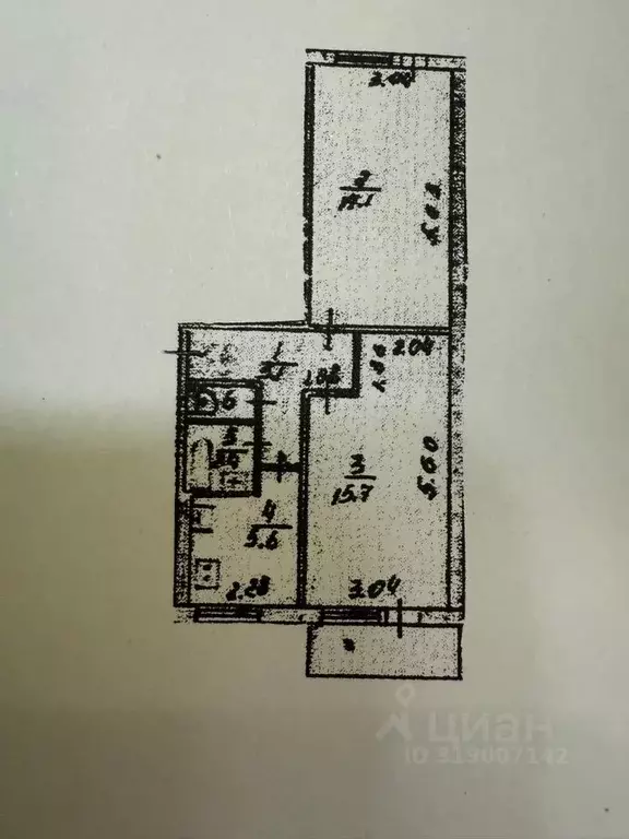 2-к кв. Крым, Керчь ул. Александра Матросова, 3 (47.0 м) - Фото 1
