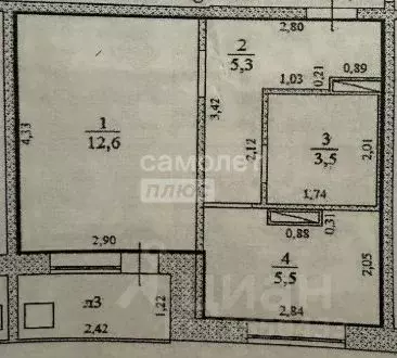 1-к кв. Ульяновская область, Ульяновск Автозаводская ул., 28 (26.9 м) - Фото 2