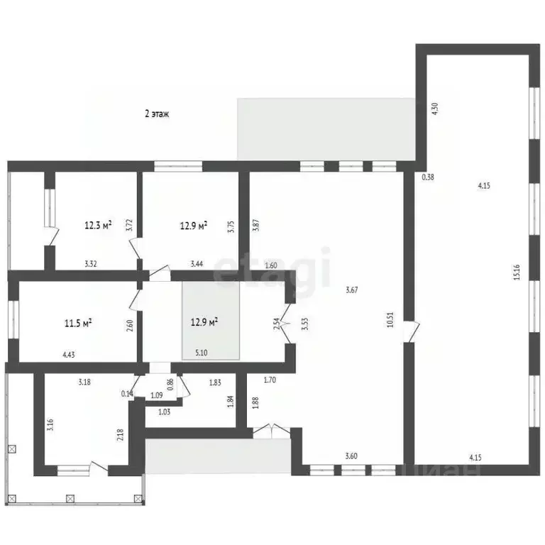 Дом в Мордовия, Лямбирский район, с. Берсеневка ул. Южная, 3 (553 м) - Фото 2