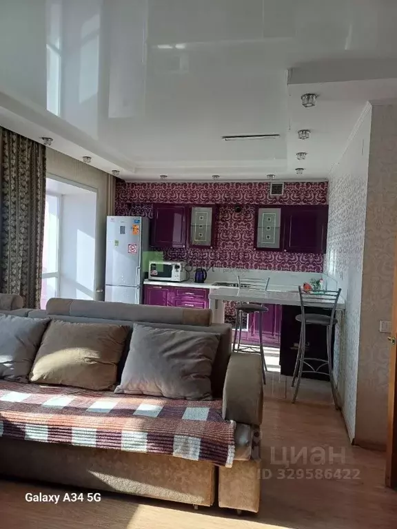 Студия Забайкальский край, Чита ул. Бутина, 78 (51.8 м) - Фото 2