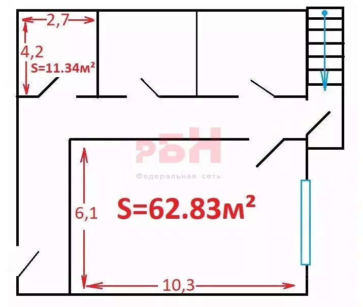 Офис в Свердловская область, Екатеринбург ул. Альпинистов, 77Е (74 м) - Фото 2