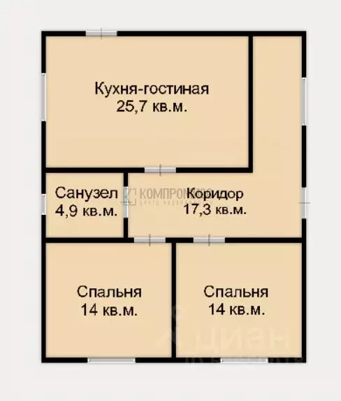 Дом в Краснодарский край, Северский район, Ильское городское ... - Фото 1