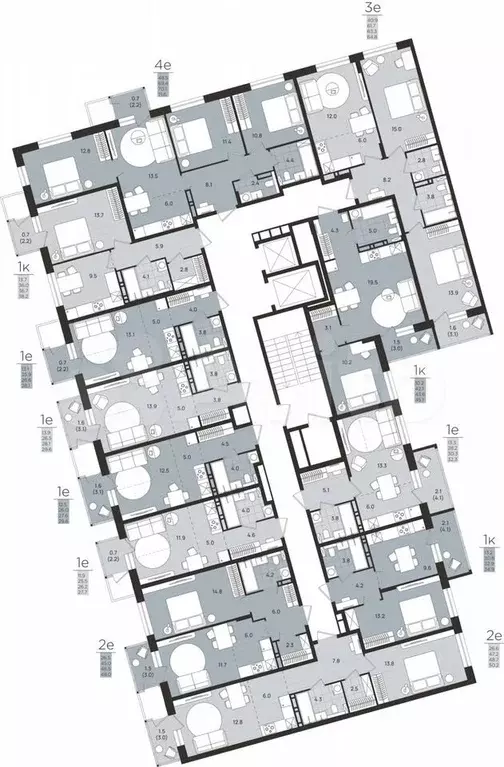 1-к. квартира, 36,7 м, 3/8 эт. - Фото 1
